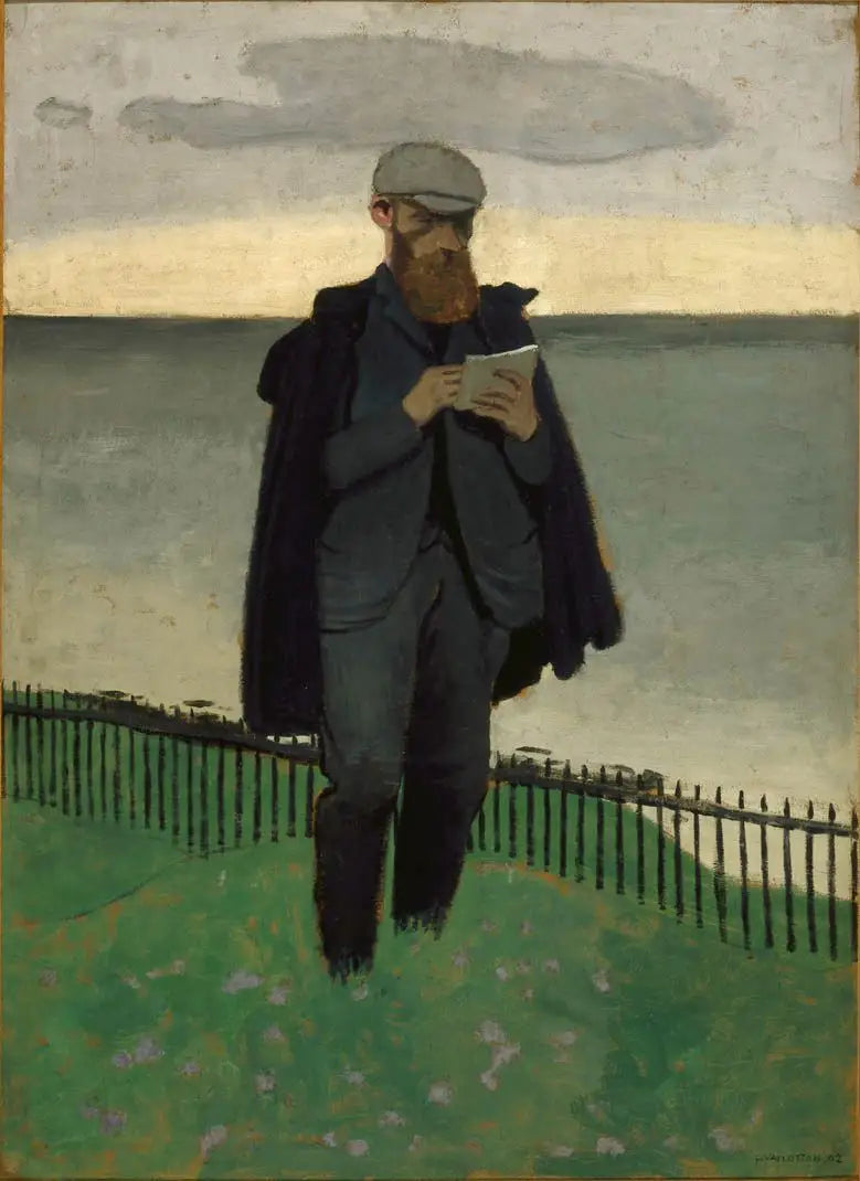 Vuillard tegner i Honfleur - Félix Vallotton