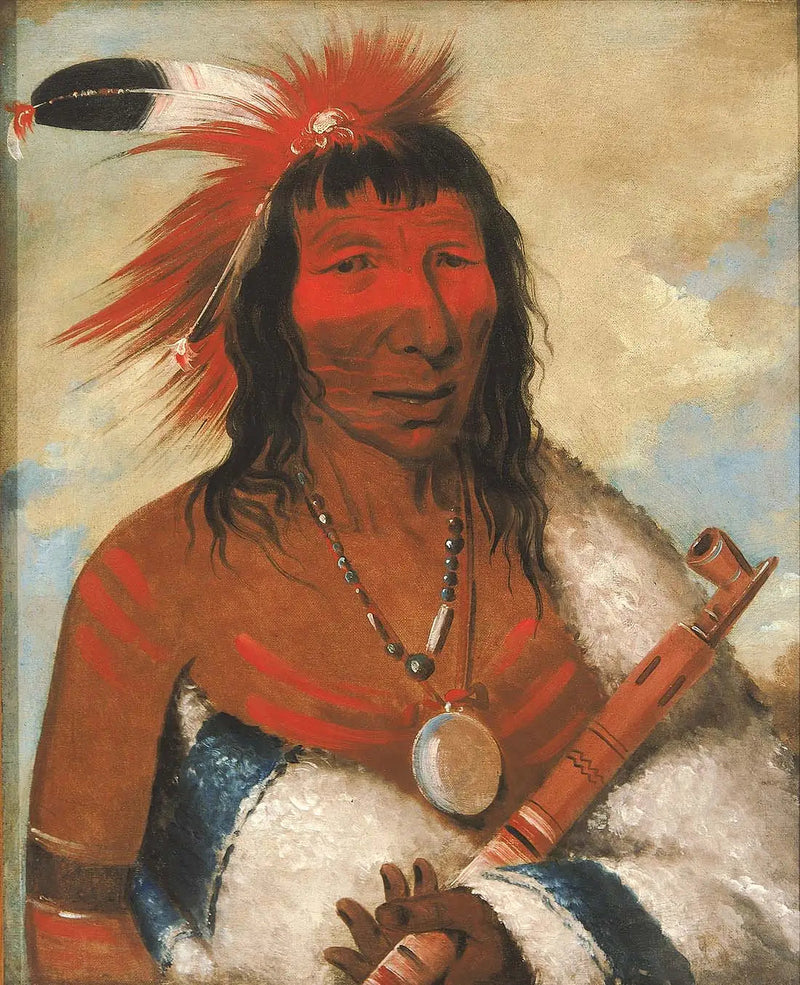 Wá-nah-de-túnk-ah, Grand Aigle (ou Sort Sort), Chef de la bande O-hah-kas-ka-toh-y-an-te