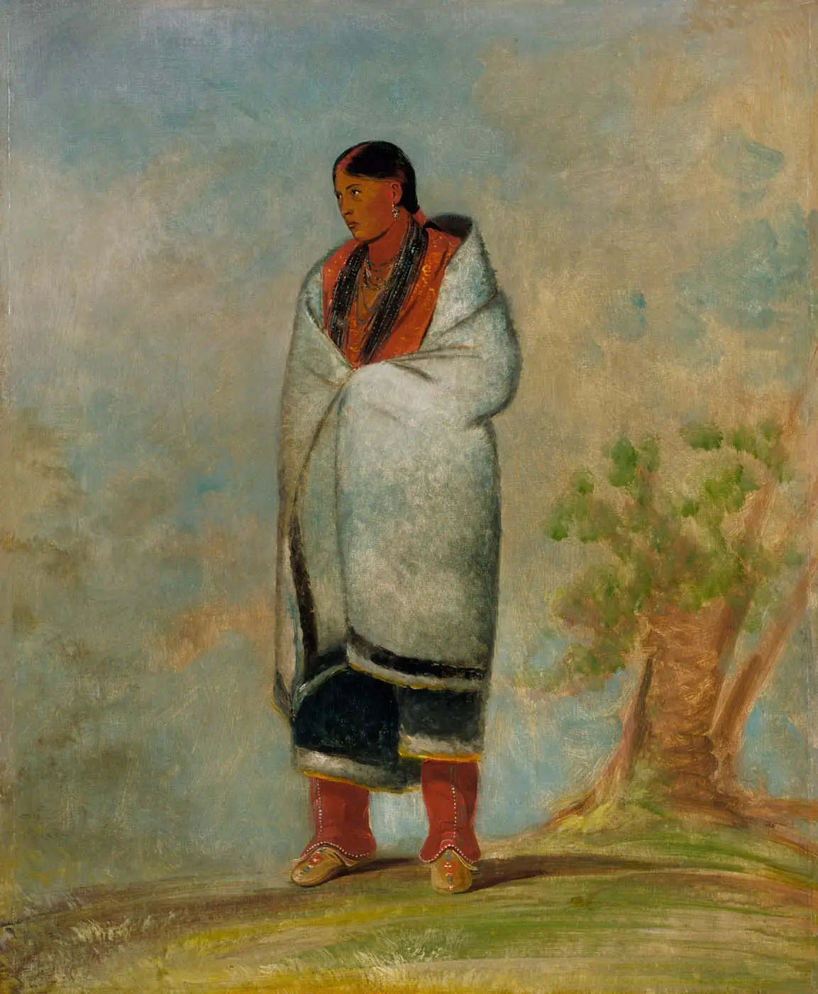 Wa-quóth-e-qua la femme du cerf la femme de la baleine - George Catlin - Alpha Reproduction