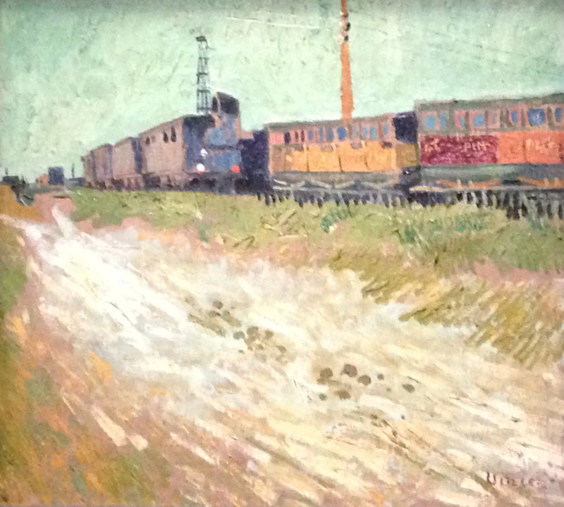 Jernbanevogne i Arles - Vincent van Gogh