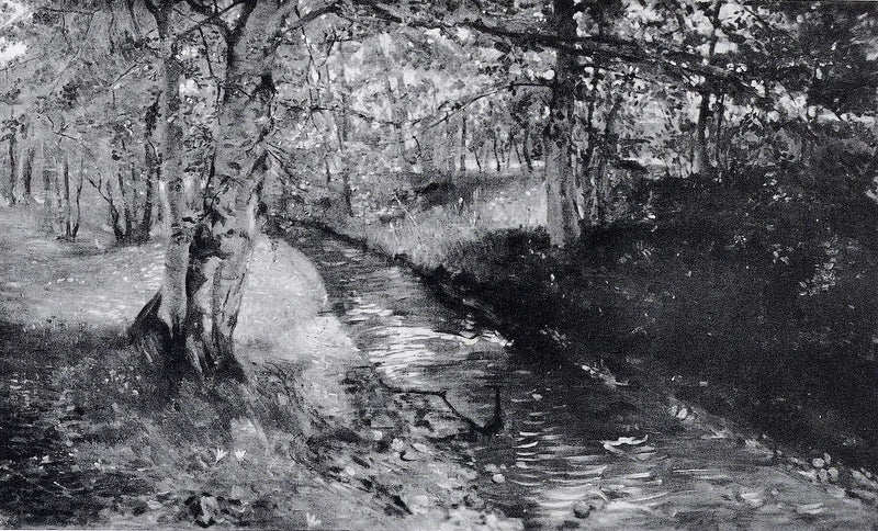 Waldbach bei St. Heinrich am Starnberger See - Lovis Corinth