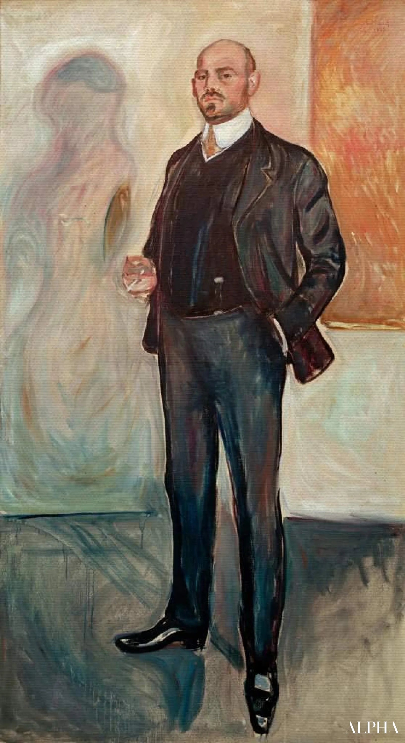Walther Rathenau - Edvard Munch - Reproduktioner af malerier og højkvalitets malerier