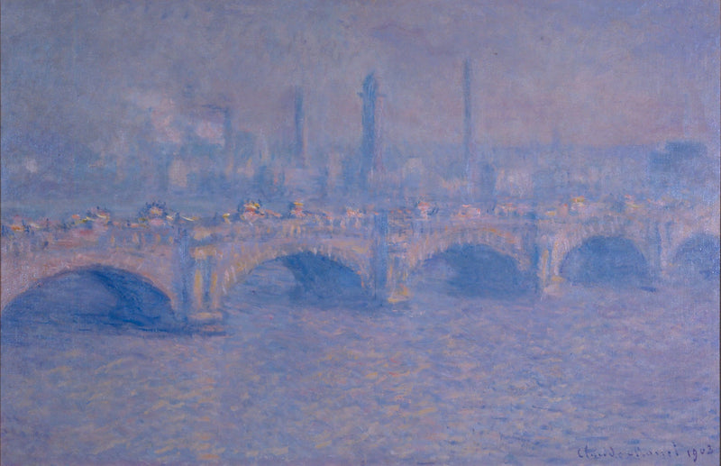 Waterloo Bridge, soleffekt W1587 - Claude Monet