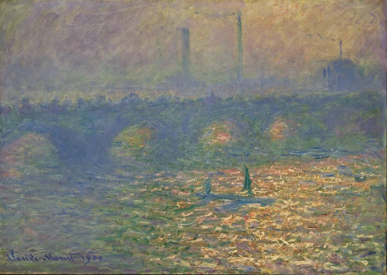 Waterloo Bridge W1555 - Claude Monet