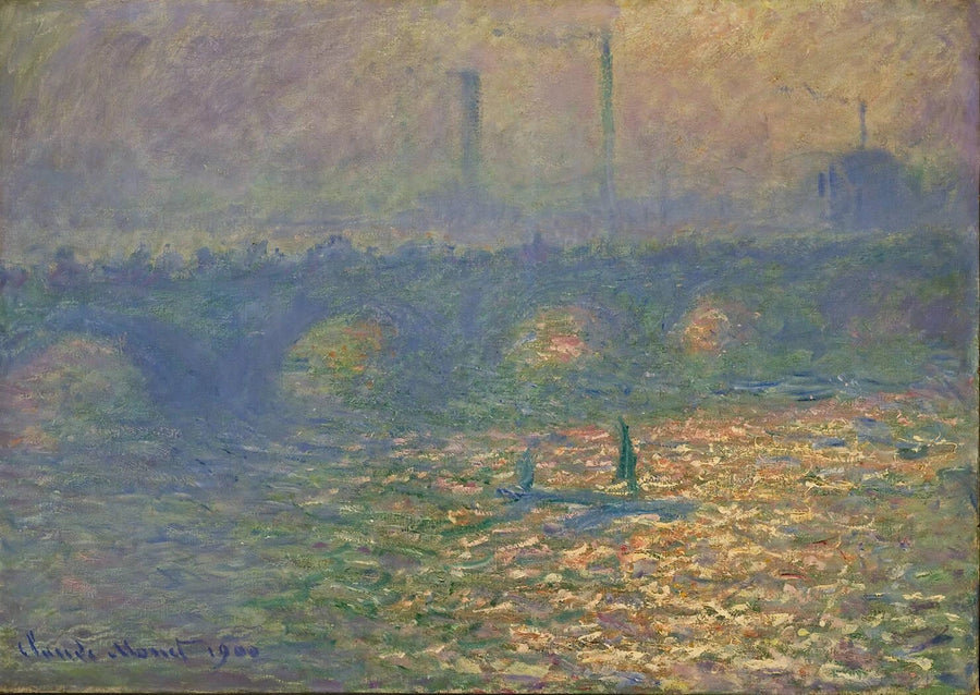 Waterloo-broen - Claude Monet