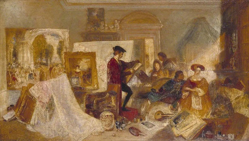 Watteau Studie efter Fresnoys Regler - J. M. W. Turner
