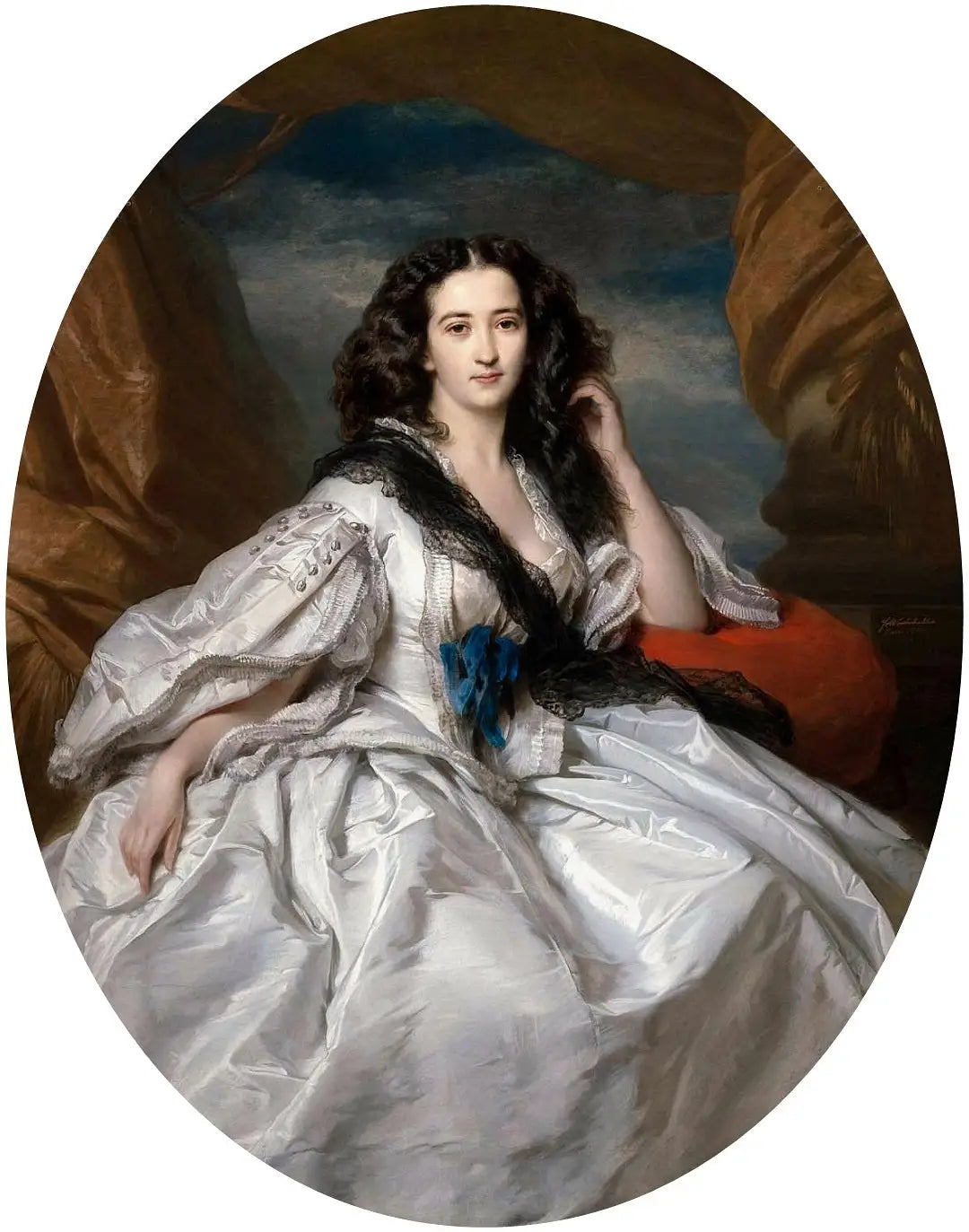 Wiencyzyslawa Barczewksa Madame de Jurjewicz - Franz Xaver Winterhalter - Alpha Reproduction