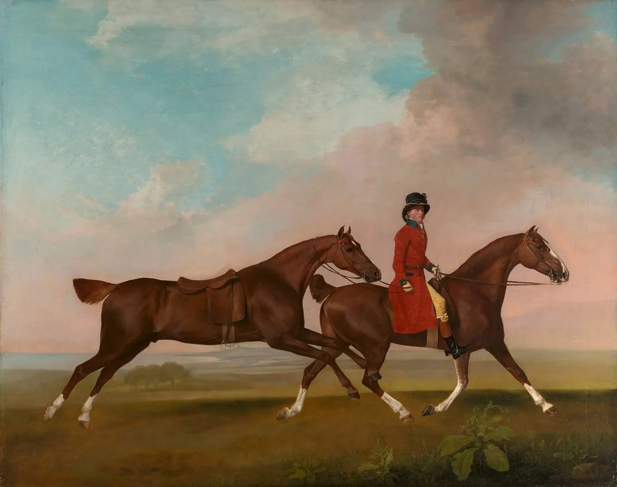 William Anderson med to sadelheste - George Stubbs