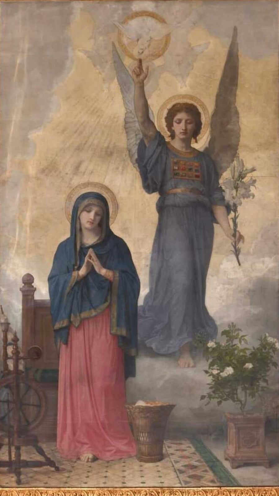 L’Annonciation de l’église Saint-Vincent-de-Paul (1888) - Bouguereau