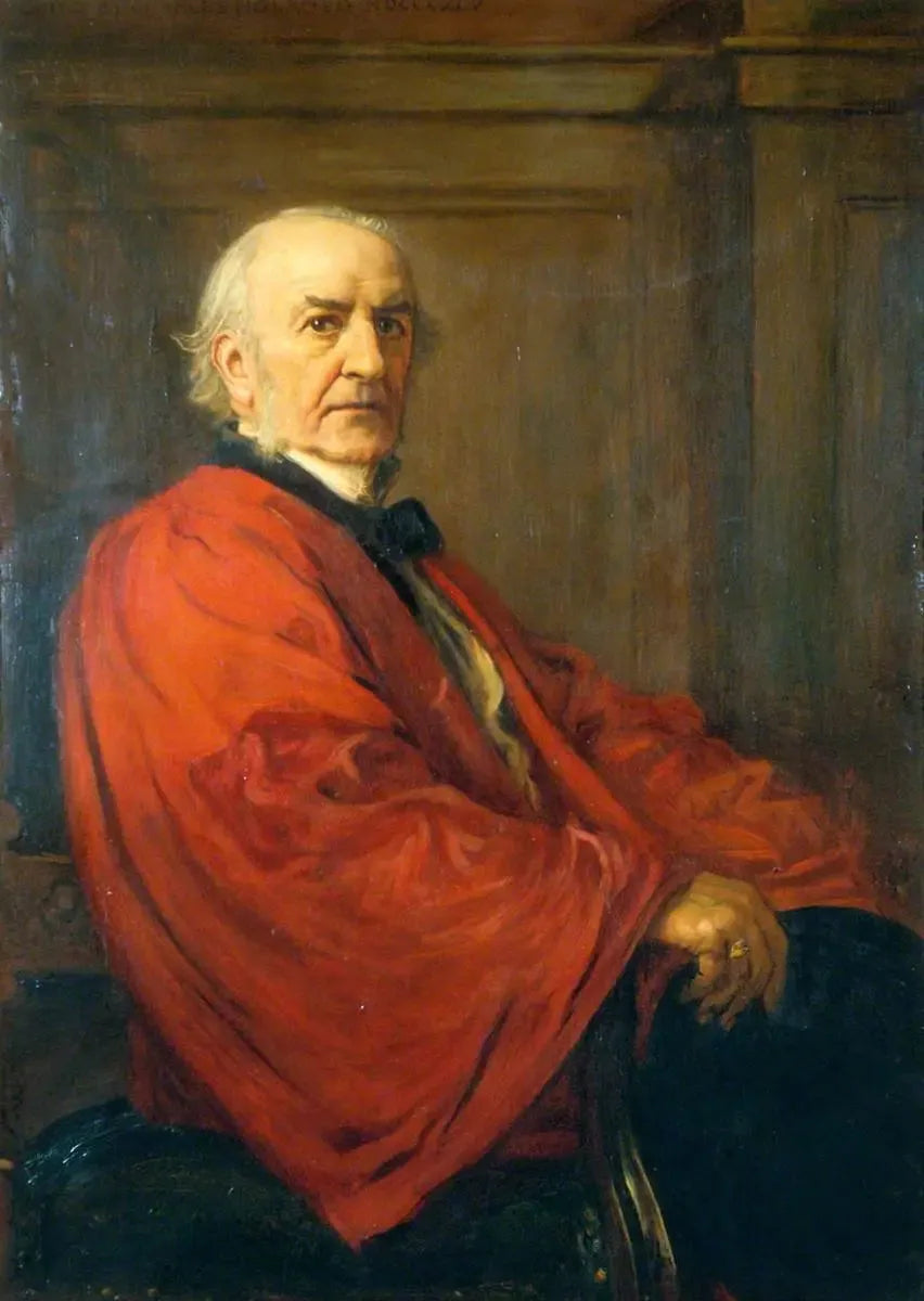 William Ewart Gladstone (1809–1898), premierminister - John Everett Millais
