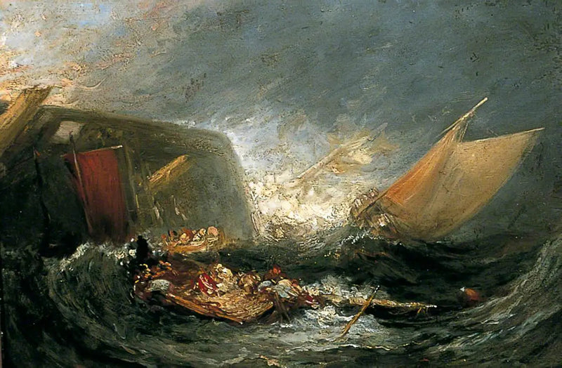 Skibsvrag - J. M. W. Turner