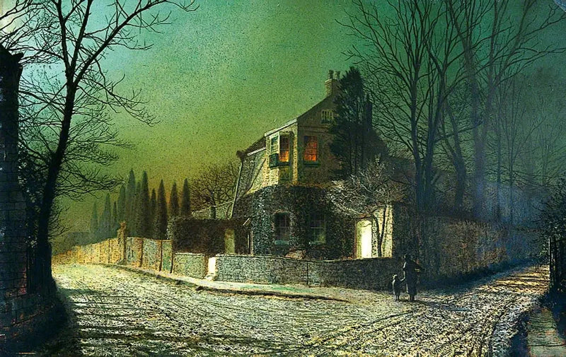 Yew Court, Scalby, nær Scarborough - John Atkinson Grimshaw