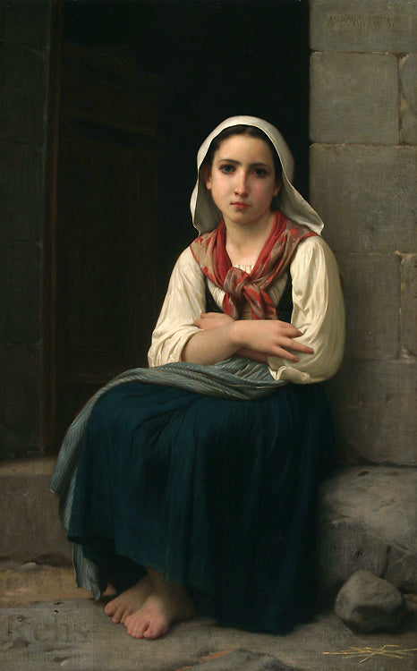Yvonette, réduction (1867) - Bouguereau