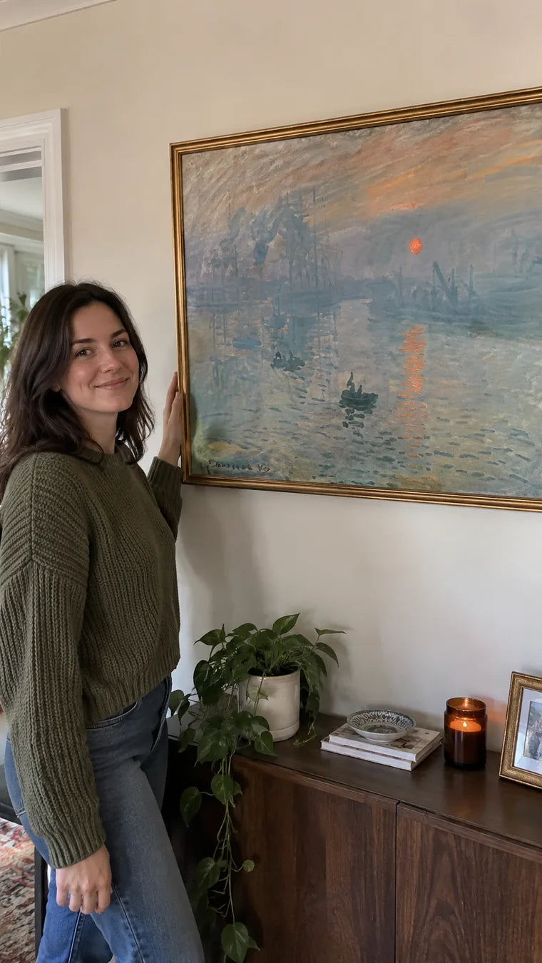 An artwork in its surroundings