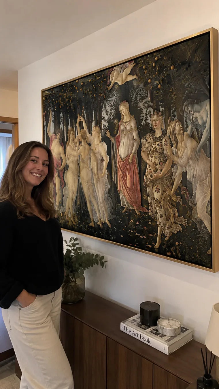 An artwork in its surroundings