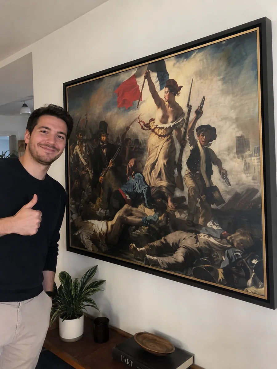 An artwork in its surroundings