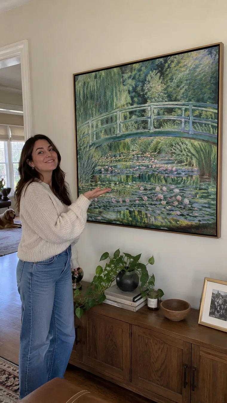 An artwork in its surroundings