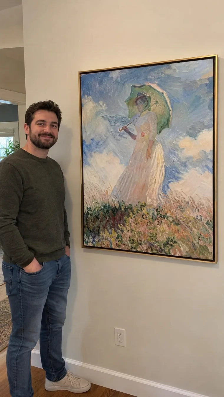 An artwork in its surroundings