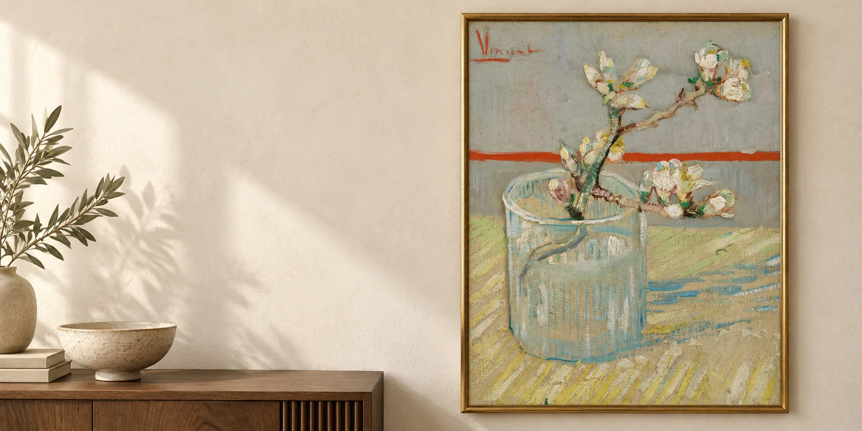 Post-impressionistiske blomster og buketter